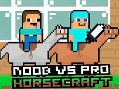 Hra Noob vs Pro HorseCraft online