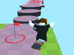 Hra Obby: Preteky na skateboarde online