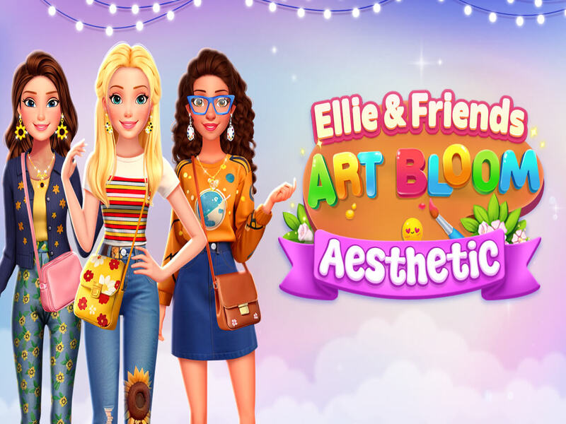 Hra Ellie a priatelia estetiká kvitnutie umenia online