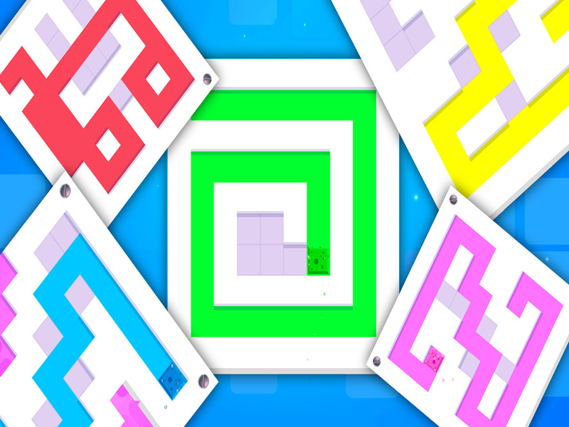 Hra Puzzle: Špongie na kreslenie online
