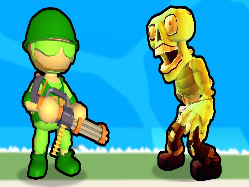 Hra Drsený ničí zombie online