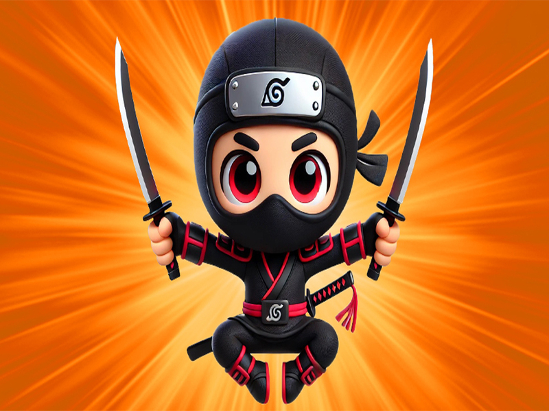Hra Hádzať ninja online