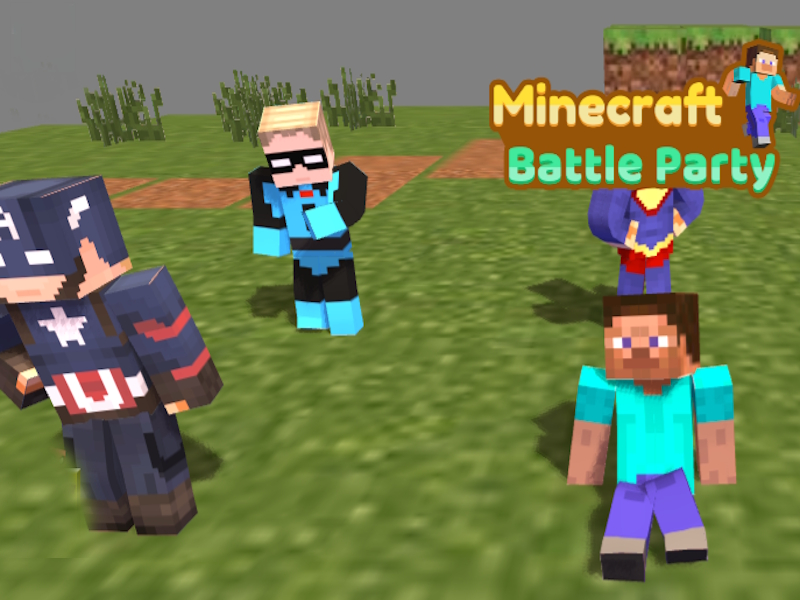 Hra Minecraft Party s bojmi online