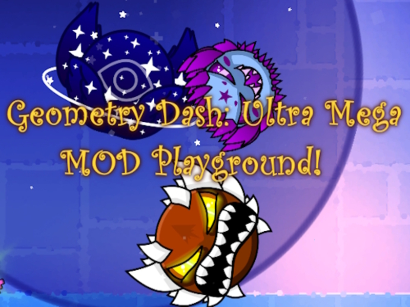 Hra Geometry Dash: Ultra Mega Mod Game Site! online