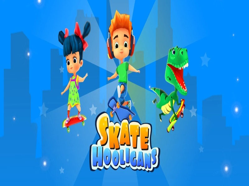 Hra Hooligans na skateboarde online