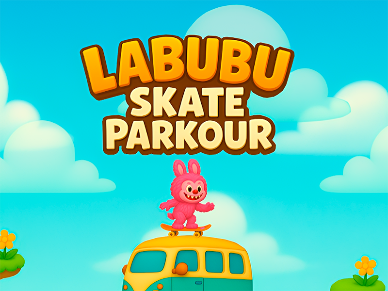 Hra Labubu Skate Parkur online