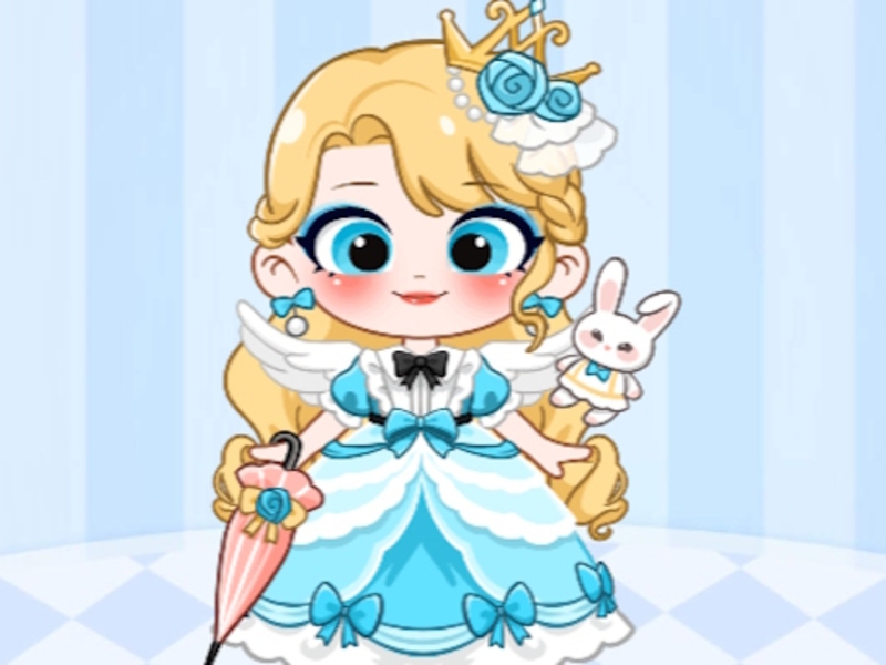 Hra Oblečte malú princeznú online