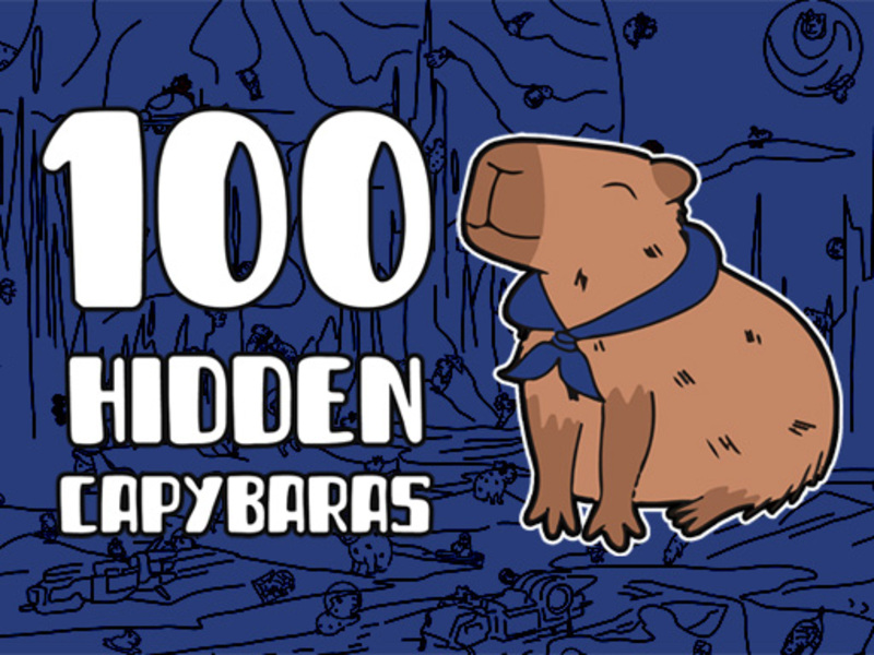 Hra 100 skrytý kapybar online