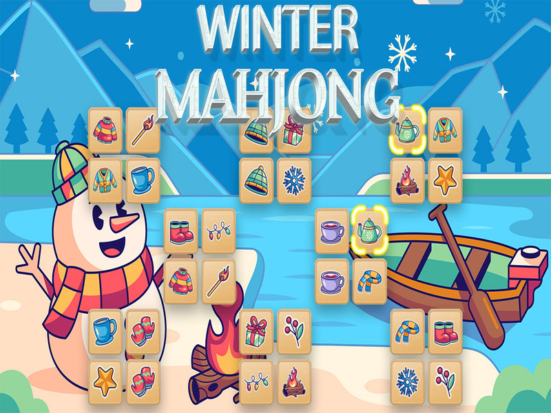 Hra Zimný majong online