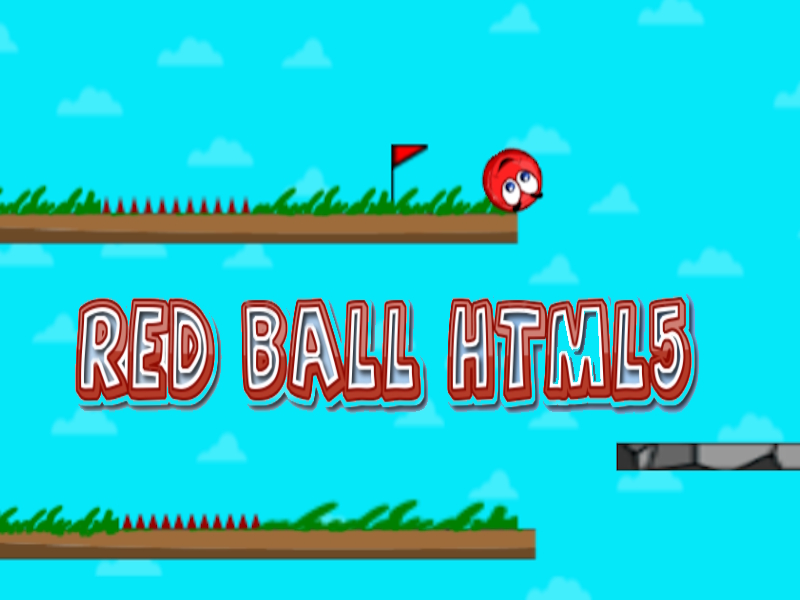 Hra Červená guľa HTML5 online