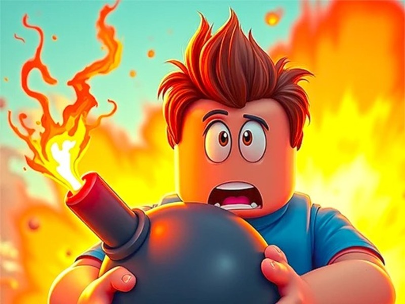 Hra Robbie: Bomberman online