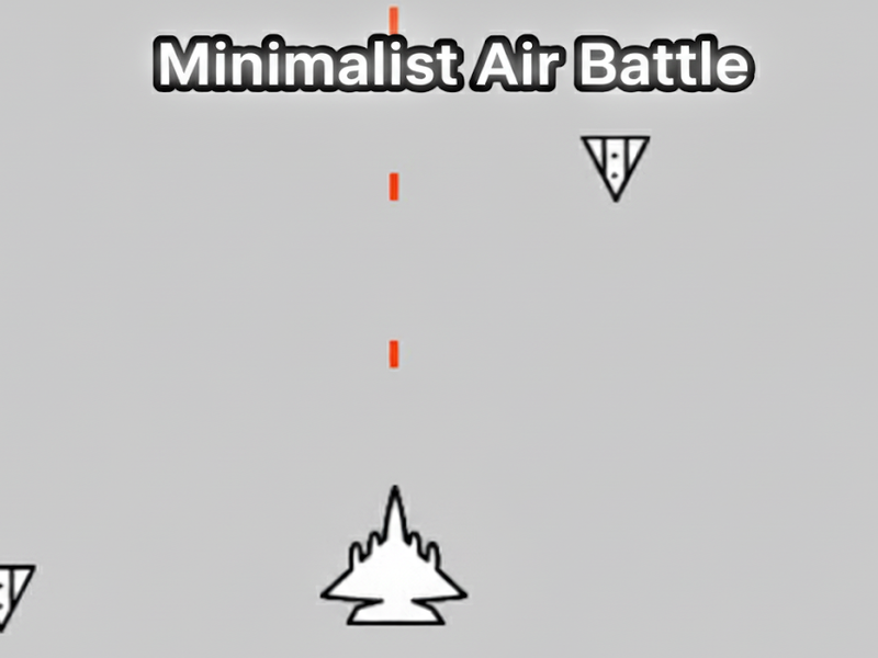 Hra Minimalistická letecká bitka online