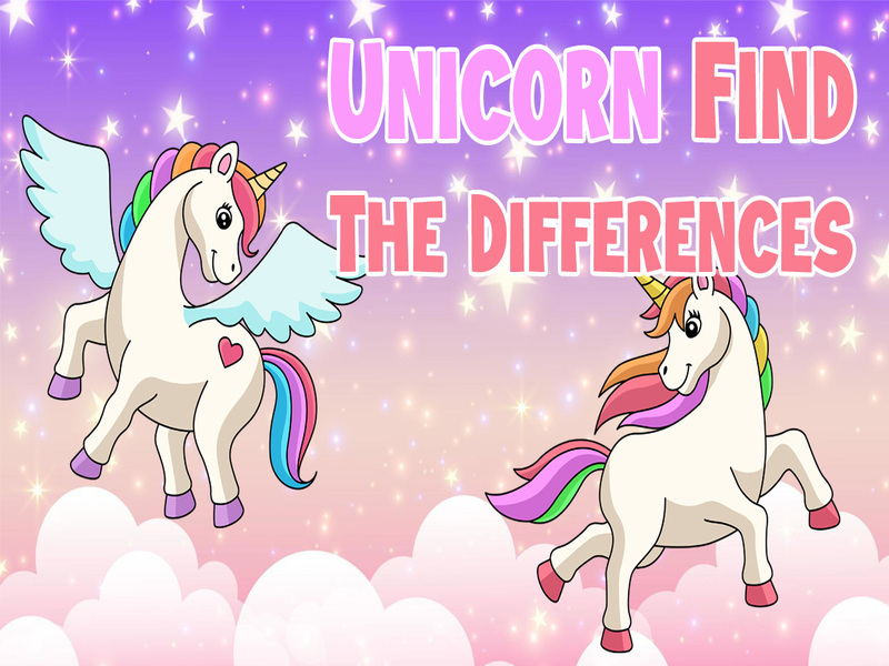 Hra Unicorn: Nájdite rozdiely online